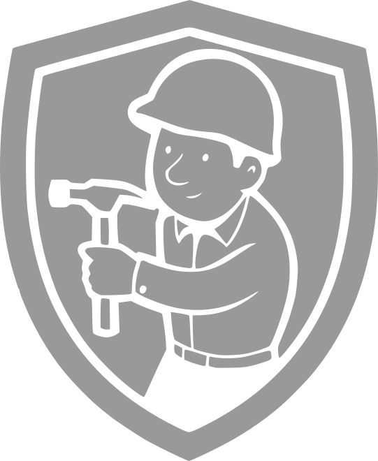 Builder installing house number